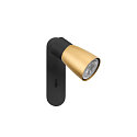 SLV Applique et plafonnier PURI 2.0 - DOME angulaire, avec interrupteur GU10 IP20, or, noir gradable