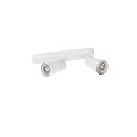 SLV Applique et plafonnier PURI 2.0 - DOME � 2 flammes, asym�trique GU10 IP20, blanche gradable