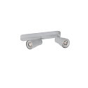 SLV Applique et plafonnier PURI 2.0 - DOME � 2 flammes, asym�trique GU10 IP20, gris gradable