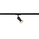 1-Projecteur monophas� PURI 2.0 BASIC pivotant, rotatif GU10 IP20, noir gradable