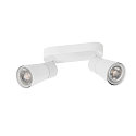 SLV wall and ceiling luminaire PURI 2.0 - CONE 2 flames, long GU10 IP20, white dimmable
