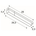 SLV Driver de LED 48V SYSTEM INTRACK contr�lable par DALI, Casambi, blanche