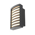 SLV Luminaire mural d’extérieur RASTERLYS WL angulaire, avec diffuseur, résistant à l'air marin, arqué IP65