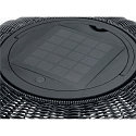 solar floor lamp ADEGAN IP65, black dimmable