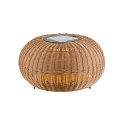 Lampadaire solaire ADEGAN FLAT IP65, marron gradable