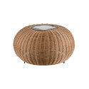 SLV Lampadaire solaire ADEGAN FLAT IP65, marron gradable