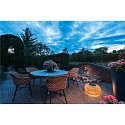 SLV Lampadaire solaire ADEGAN FLAT IP65, marron gradable