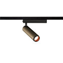 SLV 1-Projecteur monophasé GRIP! M PHASE DTW pivotant, pour VDU, Dim-To-Warm IP20, bronze gradable