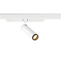 SLV 3-phase spot GRIP! M DALI swivelling, DALI controllable, UGR < 19 IP20, bronze, mat dimmable