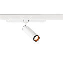 SLV 3-phase spot GRIP! M DALI DTW swivelling, DALI controllable, Dim-To-Warm, UGR < 19 IP20, white dimmable