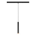 SLV Luminaire à suspension GRIP! S 48V DALI DTW pour VDU, contrôlable par DALI, Dim-To-Warm IP20, noir gradable