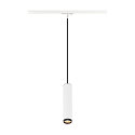 SLV 1- Luminaire à suspension monophasé GRIP! L GU10 GU10 IP20, blanche gradable
