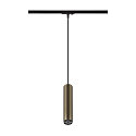 SLV 1- Luminaire à suspension monophasé GRIP! L GU10 GU10 IP20, bronze gradable