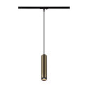 SLV 1- Luminaire à suspension monophasé GRIP! L GU10 GU10 IP20, bronze gradable