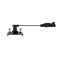 SLV Plafonnier encastr� NEW TRIA� 155 GU10 � 2 flammes, rotatif, carr� GU10 IP20, noir gradable
