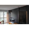 SLV Plafonnier encastr� NEW TRIA� 155 GU10 � 2 flammes, rotatif, carr� GU10 IP20, noir gradable