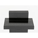 SLV outdoor wall luminaire ABRIDOR HYBRID with sensor, switchable, wired through IP65, anthracite 