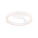 SLV wall and ceiling luminaire ONE PHASE �40CM up / down, CCT Switch, ring shape IP20, white matt dimmable