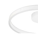 wall and ceiling luminaire ONE PHASE �60CM up / down, CCT Switch, ring shape IP20, white matt dimmable