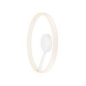 wall and ceiling luminaire ONE PHASE �60CM up / down, CCT Switch, ring shape IP20, white matt dimmable
