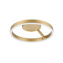 SLV wall and ceiling luminaire ONE DALI �40CM up / down, DALI controllable, CCT Switch, ring shape IP20, brass dimmable