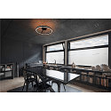 SLV wall and ceiling luminaire ONE DALI �60CM up / down, DALI controllable, CCT Switch, ring shape IP20, black dimmable