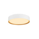 Applique et plafonnier DECONA PHASE rond, CCT Switch IP44, or, blanche gradable