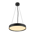 SLV Applique et plafonnier DECONA PHASE rond, CCT Switch IP44, noir gradable