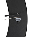 SLV pendant luminaire MEDO� RING 90 DALI for VDU workstation, DALI controllable, CCT Switch IP20, black dimmable