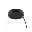 SLV pendant luminaire MEDO� RING 90 DALI for VDU workstation, DALI controllable, CCT Switch IP20, black dimmable