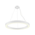 SLV pendant luminaire MEDO� RING 90 PHASE for VDU workstation, CCT Switch IP20, white dimmable