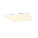 SLV Luminaire de plafond PANEL C 600 ON-OFF CCT Switch, UGR < 19, commutable IP54 / IP20, blanche, laqu� 