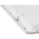 SLV Luminaire de plafond PANEL C 625 ON-OFF CCT Switch, UGR < 19, commutable IP54 / IP20, blanche, laqu� 