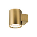 Luminaire mural OCULUS PHASE DTW UP/DOWN rond, Dim-To-Warm, réglable IP20, laiton brossé gradable