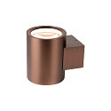 SLV Luminaire mural OCULUS PHASE DTW UP/DOWN rond, Dim-To-Warm, réglable IP20, cuivre gradable