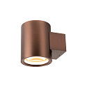 SLV Luminaire mural OCULUS PHASE DTW UP/DOWN rond, Dim-To-Warm, réglable IP20, cuivre gradable