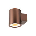 SLV Luminaire mural OCULUS PHASE DTW UP/DOWN rond, Dim-To-Warm, réglable IP20, cuivre gradable