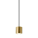Luminaire à suspension OCULUS PHASE DTW PVD rond, Dim-To-Warm, réglable IP20, laiton brossé gradable