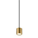 SLV Luminaire à suspension OCULUS PHASE DTW PVD rond, Dim-To-Warm, réglable IP20, laiton brossé gradable