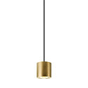 SLV Luminaire à suspension OCULUS PHASE DTW PVD rond, Dim-To-Warm, réglable IP20, laiton brossé gradable