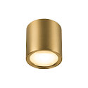 SLV Luminaire de plafond OCULUS PHASE DTW rond, Dim-To-Warm, réglable, avec optique de lentille IP20, laiton brossé gradable