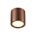 SLV Luminaire de plafond OCULUS PHASE DTW rond, Dim-To-Warm, réglable, avec optique de lentille IP20, cuivre gradable