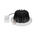 SLV downlight DOWNLIGHT C 200 DALI rigid, DALI controllable, wired through IP54, white dimmable