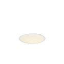SLV ceiling recessed luminaire MEDO� 30 FRAME rigid, for VDU workstation, with frame, CCT Switch, switchable IP20, white 