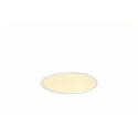 SLV ceiling recessed luminaire MEDO� 30 FRAME rigid, for VDU workstation, with frame, CCT Switch, switchable IP20, white 
