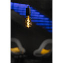 SLV Ampoule Edison forme d'ampoule ST64 FILAMENT CURLY GOLD commutable ST64 clair E27 4W 250lm 1800K 325� CRI >80 