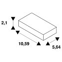 SLV strain relief DALI controllable, wired through
