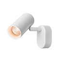SLV Applique et plafonnier NOBLO� SINGLE PHASE DTW � 1 flamme, rond, Dim-To-Warm IP20, blanche gradable