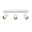 SLV Applique et plafonnier NOBLO� TRIPLE PHASE DTW 3 flammes, rond, Dim-To-Warm IP20, blanche gradable