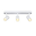 SLV Applique et plafonnier NOBLO� TRIPLE PHASE DTW 3 flammes, rond, Dim-To-Warm IP20, blanche gradable